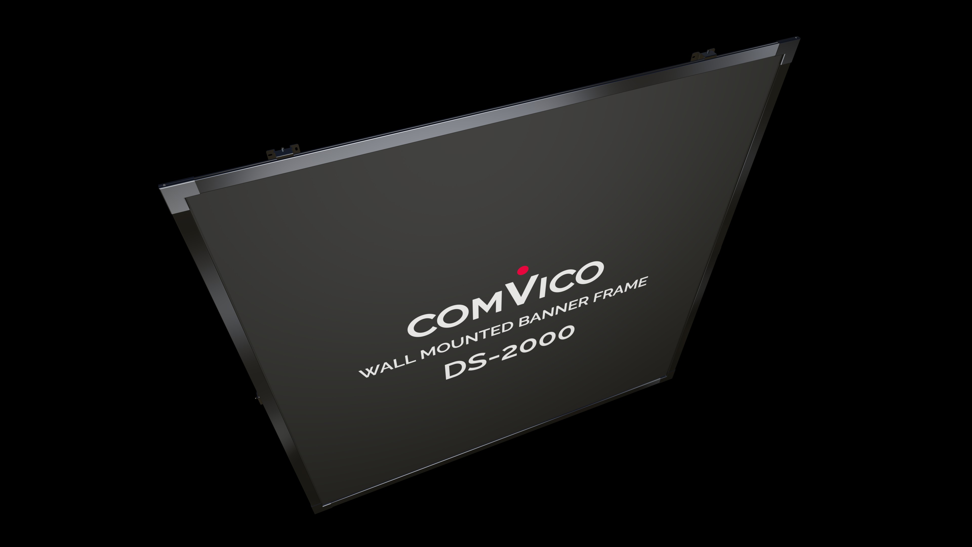 Ds 2000 Wall Mounted Advertising Banner Frame Comvico