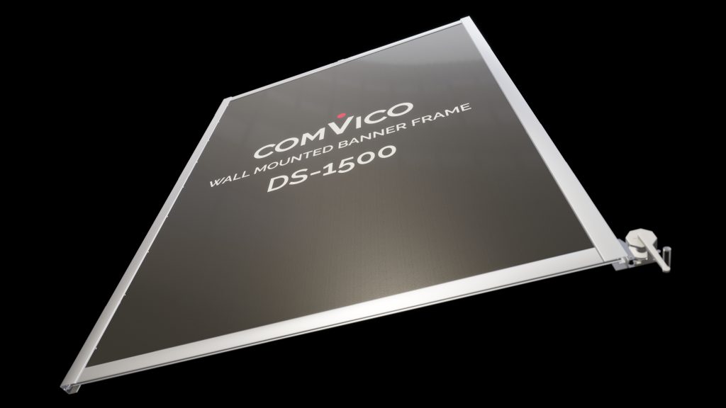 Ds 1500 Wall Mounted Advertising Banner Frame Comvico