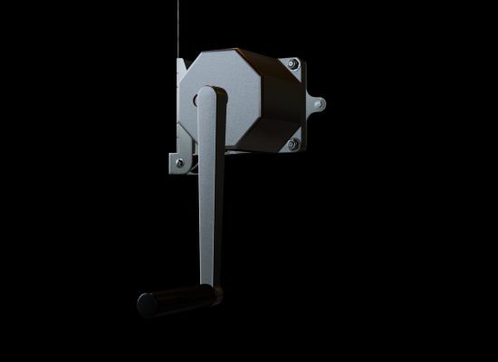 DS-1500 banner frame lifting lever