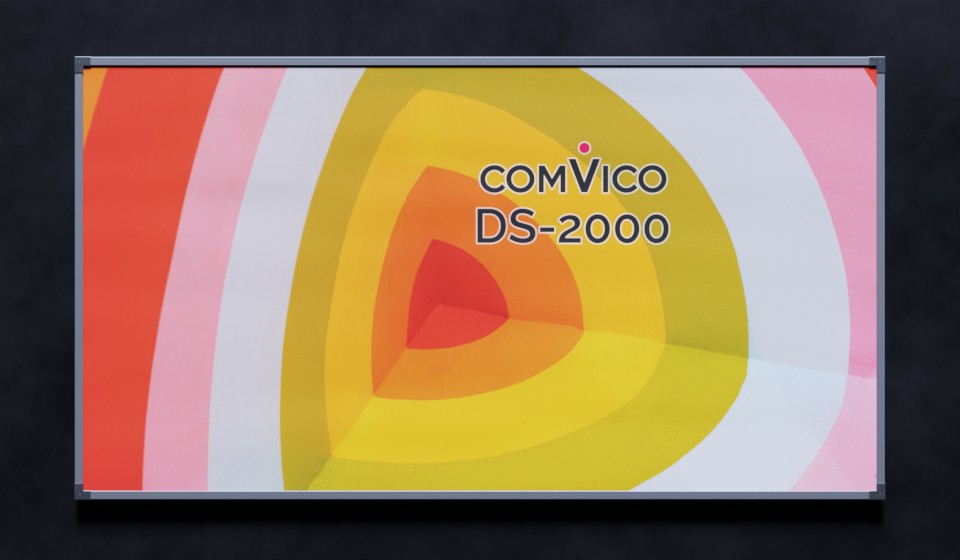 DS-2000: Banner advertisement wall mount system for facade and building advertising