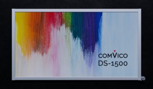 DS-1500: Sistema publicitario con mecanismo de elevación para publicidad en fachadas y edificios con lonas y pancartas, imagen titular