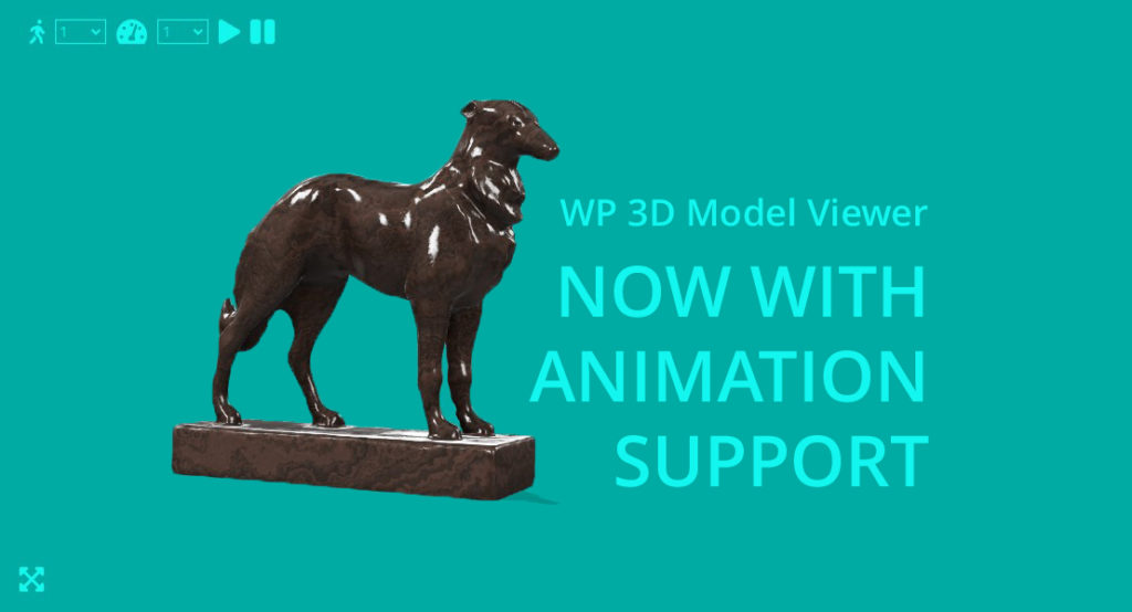 WP 3D Model Viewer now comes with glTF animation support.