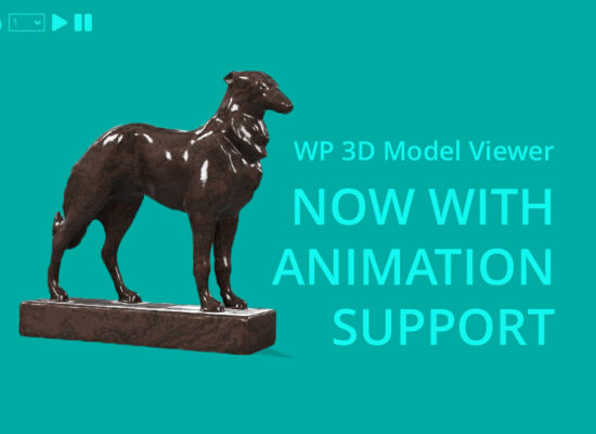 WP 3D Model Viewer now comes with glTF animation support.