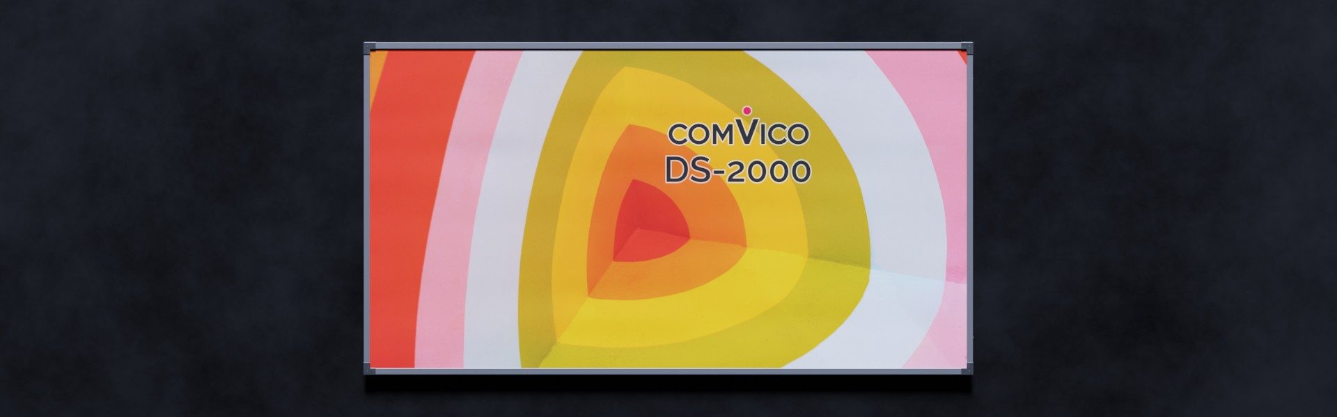 DS-2000: Banner advertisement wall mount system for facade and building advertising